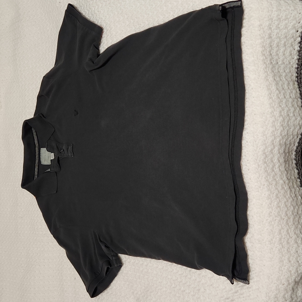 Black or dark Grey American eagle shirt